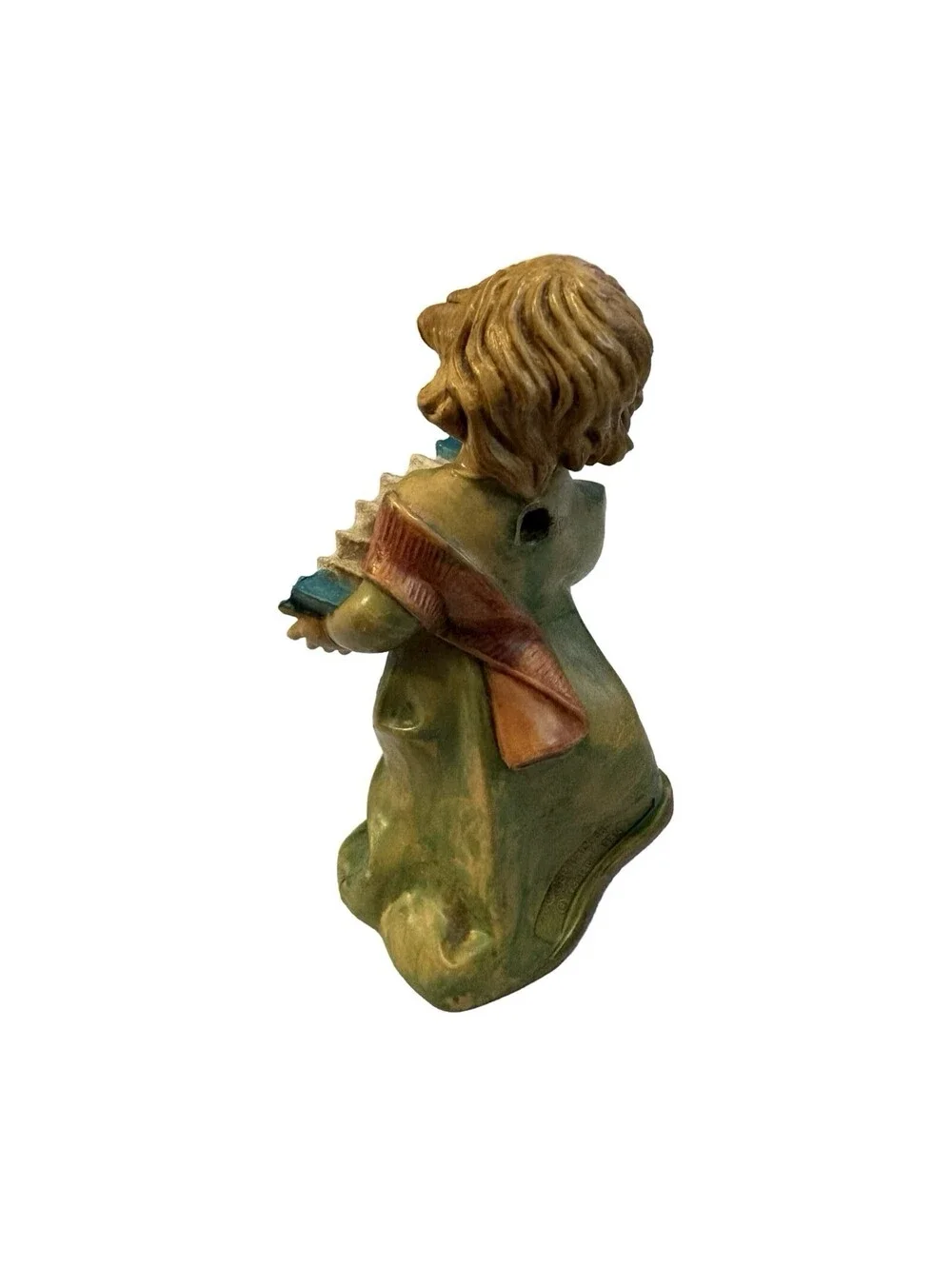 Vintage Fontanini 4” Figure 1994 Nativity Italy Accordion Music Box Top